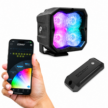 Load image into Gallery viewer, XKGlow XKGMX-CUBE-D-KIT XKmax RGBW addressable cube light driving beam kit with Bluetooth app control