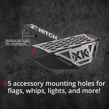 Load image into Gallery viewer, XK Glow Hitch Receiver Step And Whip Plate - XKGLOW XK-HITCH