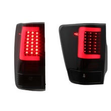 Load image into Gallery viewer, xTune 04-15 Nissan Titan Light Bar LED Tail Lights - Black (ALT-ON-NTI04-LBLED-BK) - Black Ops Auto Works