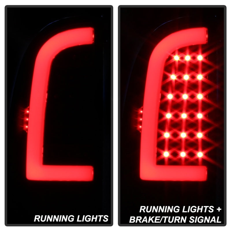xTune 05-15 Toyota Tacoma (Excl LED Tail Lights) LED Tail Lights - Blk Smk (ALT-ON-TT05-LBLED-BSM) - Black Ops Auto Works