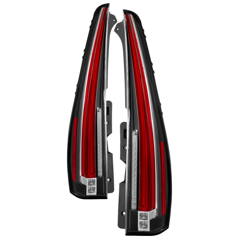 xTune 07-14 Cadillac Escalade Black LED 2in1 Tail Lights - ALT-JH-CAESC07-2IN1LED-BK - Black Ops Auto Works