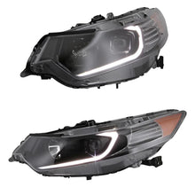 Load image into Gallery viewer, xTune 09-14 Acura TSX Projector Headlights - Light Bar DRL - Black (PRO-JH-ATSX09-LB-BK) - Black Ops Auto Works