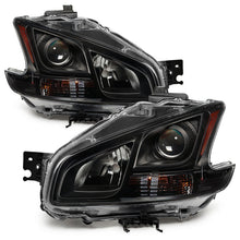 Load image into Gallery viewer, xTune 09-14 Nissan Maxima Halogen ONLY (No HID) OEM Style Headlights - Black HD-JH-NM09-AM-BK - Black Ops Auto Works