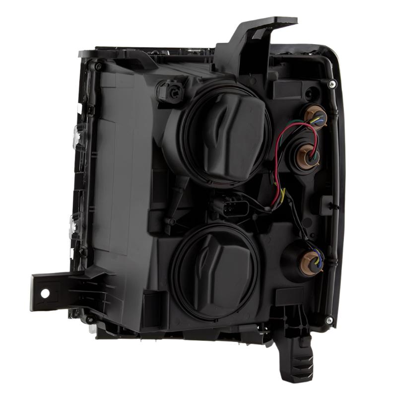 xTune 14-15 Chevy Silverado 1500 (New Body) OEM Style Headlights w/Trim - Blk (HD-JH-CS14-CC-BK) - Black Ops Auto Works