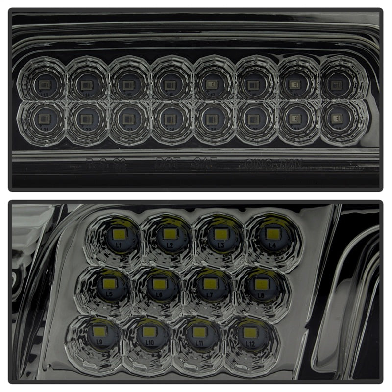 xTune 14-16 Chevrolet Silverado 1500 LED 3rd Brake Light - Smoke (BKL-CSIL14-LED-SM) - Black Ops Auto Works