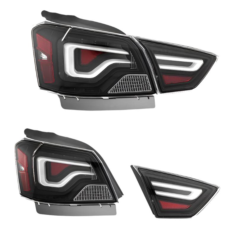 xTune 14-18 Chevy Impala (Excl 14-16 Limited) LED Tail Lights - Black (ALT-JH-CIM14-LBLED-BK) - Black Ops Auto Works