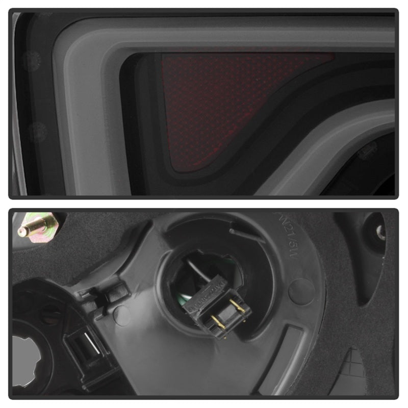 xTune 14-18 Chevy Impala (Excl 14-16 Limited) LED Tail Lights - Black Smoke (ALT-JH-CIM14-LBLED-BSM) - Black Ops Auto Works