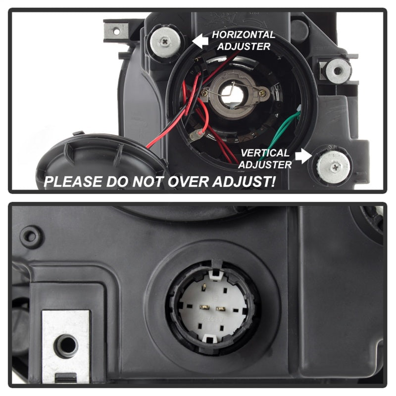 xTune 15-17 Jeep Renegade Light Bar DRL Projector Headlights -Black (PRO-JH-JREN-LBDRL-BK) - Black Ops Auto Works