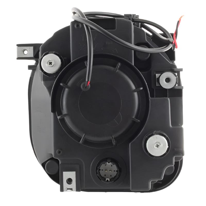 xTune 15-17 Jeep Renegade Light Bar DRL Projector Headlights -Black (PRO-JH-JREN-LBDRL-BK) - Black Ops Auto Works