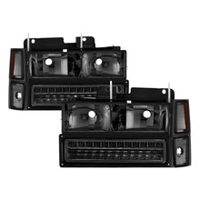 Load image into Gallery viewer, Xtune 92-94 Blazer Full Size Corner/LED Bumper Headlights Smoke HD-JH-CCK88-LED-AM-SM-SET - Black Ops Auto Works
