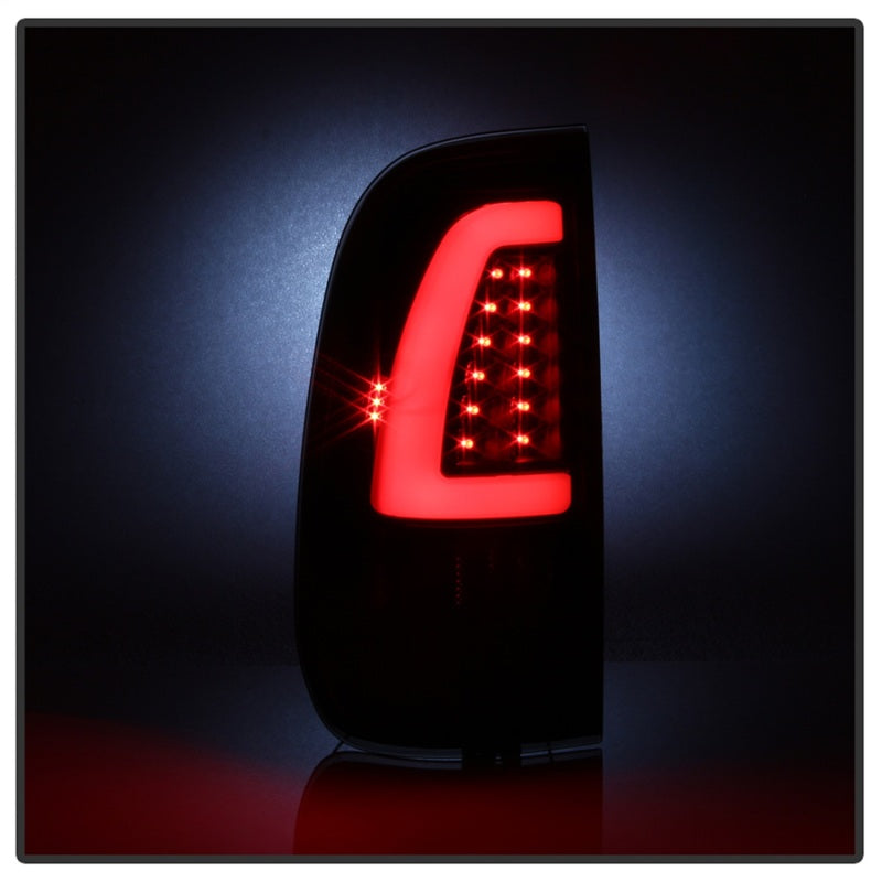 xTune 97-03 Ford F-150 Light Bar LED Tail Lights - Black Smoke (ALT-ON-FF15097-LBLED-BSM) - Black Ops Auto Works