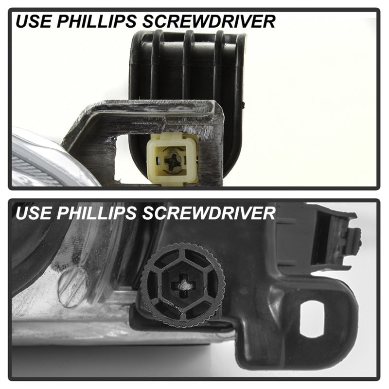 xTune 97-99 Toyota Camry 4pc OEM Style Headlights w/Corner Lights - Black (HD-JH-TCAM97-SET-BK) - Black Ops Auto Works