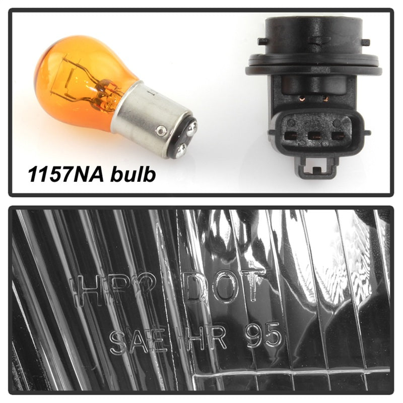 xTune 97-99 Toyota Camry 4pc OEM Style Headlights w/Corner Lights - Black (HD-JH-TCAM97-SET-BK) - Black Ops Auto Works