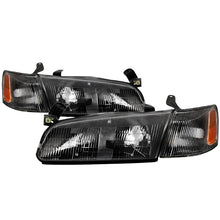 Load image into Gallery viewer, xTune 97-99 Toyota Camry 4pc OEM Style Headlights w/Corner Lights - Black (HD-JH-TCAM97-SET-BK) - Black Ops Auto Works