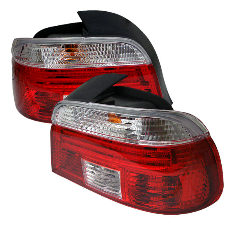 Xtune Bmw E39 5-Series 97-00 Tail Light Red Clear ALT-CI-BE3997-RC - Black Ops Auto Works