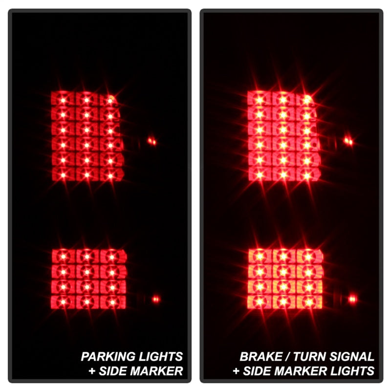 xTune Chevy 1500 14-16 / Silverado 2500HD/3500HD LED Tail Lights - Black Smoked ALT-JH-CS14-LED-BSM - Black Ops Auto Works