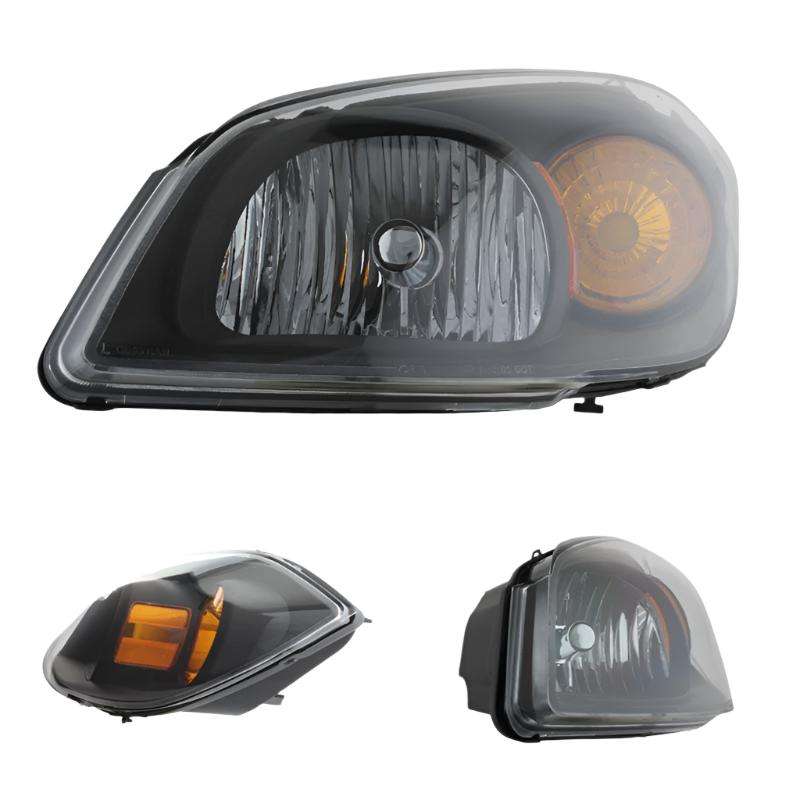 Xtune Chevy Cobalt 05-10 Crystal Headlights Black HD-JH-CCOB05-AM-BK - Black Ops Auto Works