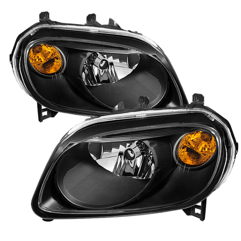 Xtune Chevy Hhr 2006-2011 Crystal Headlights Black HD-JH-CHHR06-BK - Black Ops Auto Works