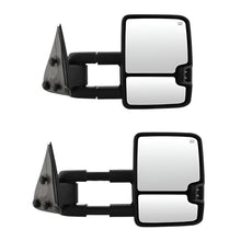 Load image into Gallery viewer, xTune Chevy Silverado 03-06 G2 Heated Smoke LED Signal Telescoping Mirrors MIR-CS03S-G2-PWH-SM-SET - Black Ops Auto Works