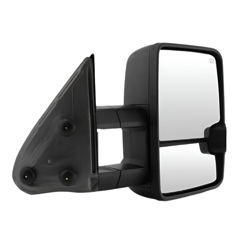 xTune Chevy Silverado 03-06 G2 Heated Smoke LED Signal Telescoping Mirrors MIR-CS03S-G2-PWH-SM-SET - Black Ops Auto Works