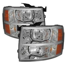 Load image into Gallery viewer, Xtune Chevy Silverado 07-13 Crystal Headlights Chrome HD-JH-CS07-AM-C - Black Ops Auto Works