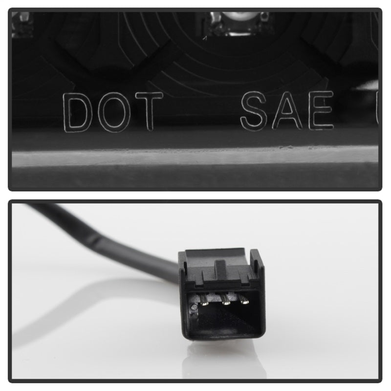 xTune Chevy Silverado 07-13 / GMC Sierra 07-13 LED 3RD Brake Light - Black BKL-CSIL07-LED-BK - Black Ops Auto Works