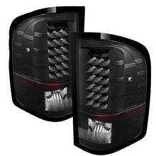Load image into Gallery viewer, Xtune Chevy Silverado 07-13 LED Tail Lights Black ALT-JH-CS07-LED-BK - Black Ops Auto Works
