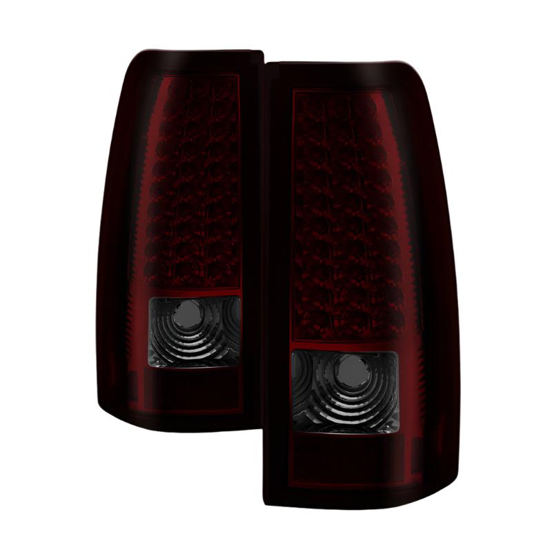 Xtune Chevy Silverado 1500/2500/3500 99-02 LED Tail Lights Red Smoke ALT-ON-CS99-LED-RS - Black Ops Auto Works