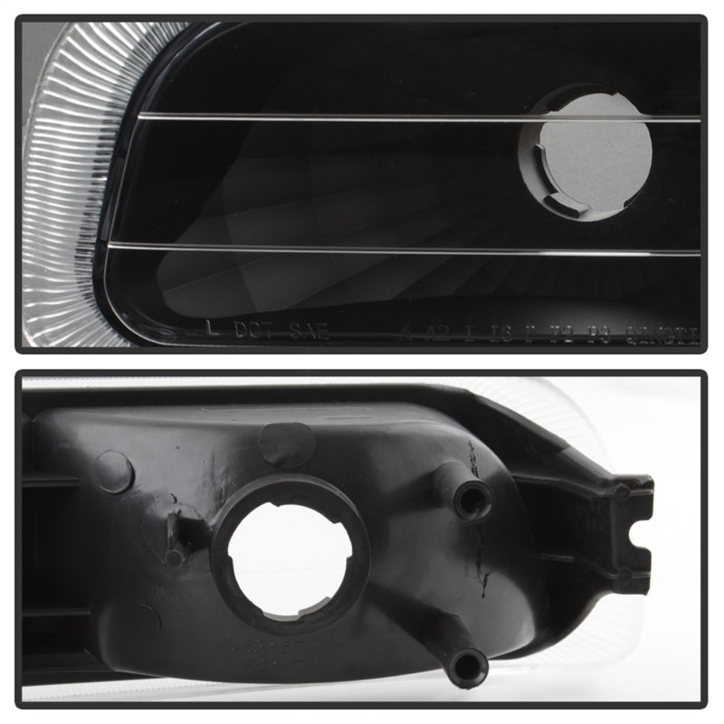 Xtune Chevy Silverado 99-02 Amber Reflector Bumper Lights Black CBL-JH-CS99-AM-BK - Black Ops Auto Works