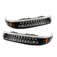 Load image into Gallery viewer, Xtune Chevy Silverado 99-02 LED Amber Bumper Lights Black CBL-CS99-LED-BK - Black Ops Auto Works