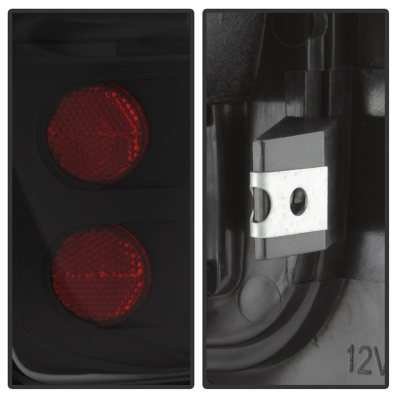 Xtune Dodge Ram 1500/2500/3500 94-01 Euro Style Tail Lights Black ALT-ON-DRAM94-BK - Black Ops Auto Works