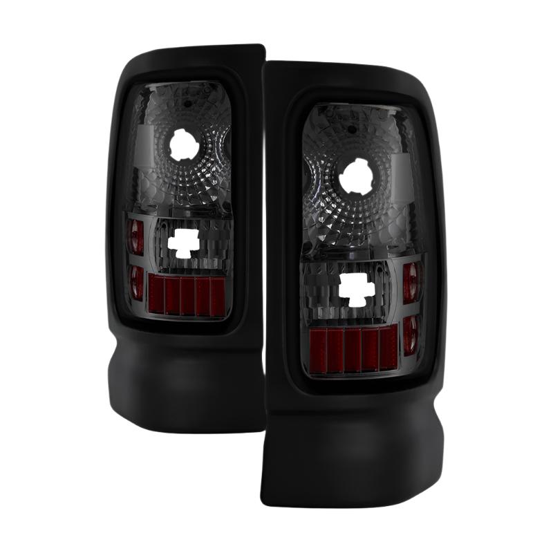 Xtune Dodge Ram 1500/2500/3500 94-01 Euro Style Tail Lights Smoke ALT-ON-DRAM94-SM - Black Ops Auto Works