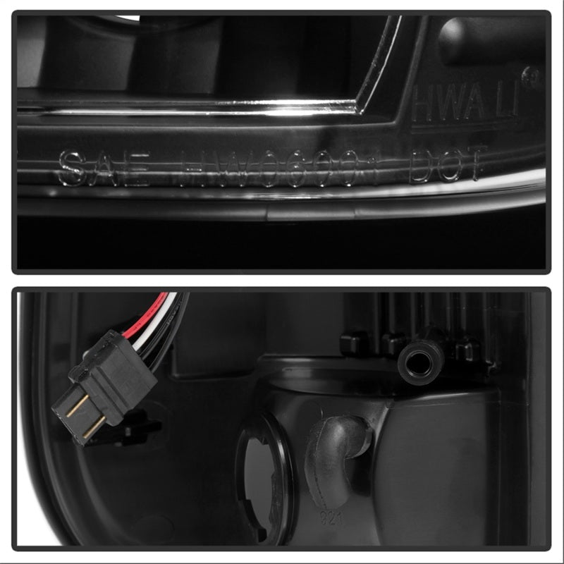 xTune Ford F150 Styleside 97-03 Light Bar LED Tail Lights - Black ALT-ON-FF15097-LBLED-BK - Black Ops Auto Works