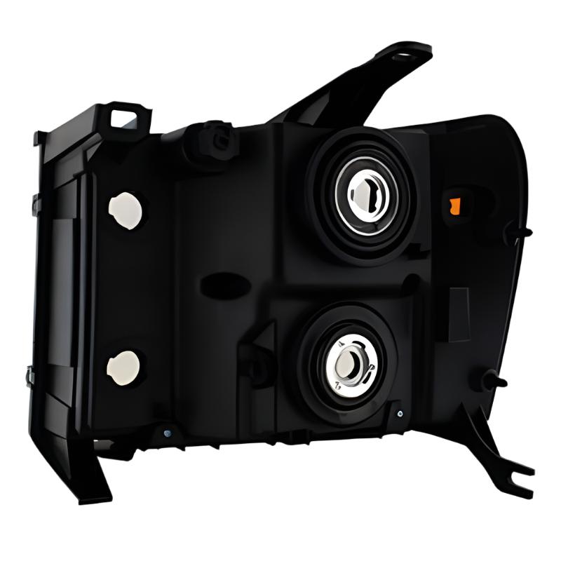 Xtune GMC Sierra 07-13 Crystal Headlights Black HD-JH-GSIE07-AM-BK - Black Ops Auto Works