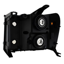 Load image into Gallery viewer, Xtune GMC Sierra 07-13 Crystal Headlights Black HD-JH-GSIE07-AM-BK - Black Ops Auto Works