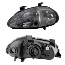 Load image into Gallery viewer, Xtune Honda Del Sol 93-97 1Pc Crystal Headlights Smoke HD-ON-HDEL93-1P-SM - Black Ops Auto Works