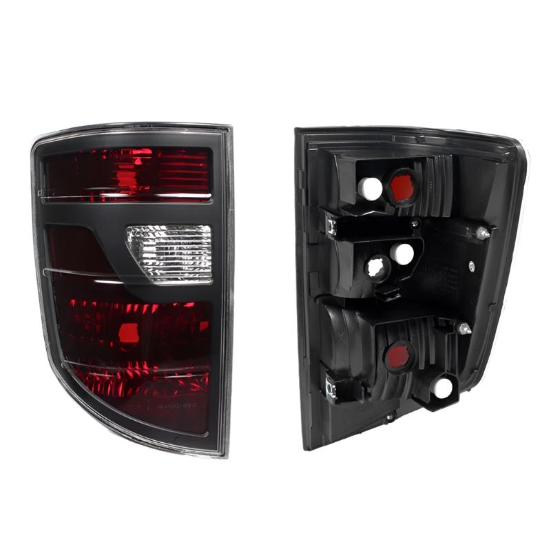 Xtune Honda Ridgeline Pickup 06-08 OEM Style Tail Lights Red Smoked ALT-JH-HRID06-OE-RSM - Black Ops Auto Works