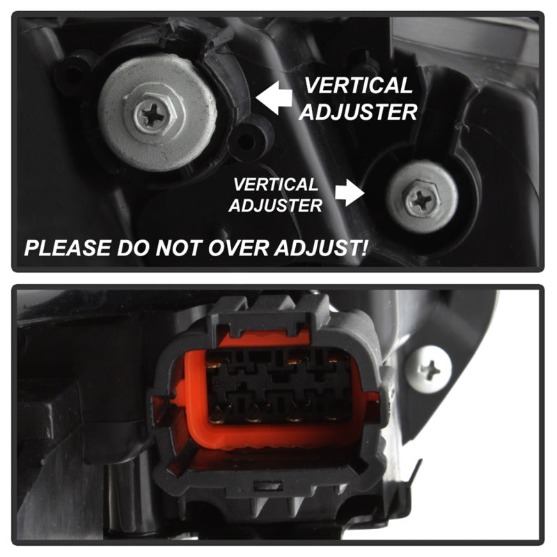 xTune Infiniti G37 Coupe (non-AFS) 08-15 Projector Headlights - Black PRO-JH-IG3708-2D-LB-BK - Black Ops Auto Works