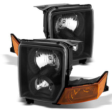 Load image into Gallery viewer, Xtune Jeep Commander 06-10 Crystal Headlights Black HD-JH-JCOM06-AM-BK - Black Ops Auto Works