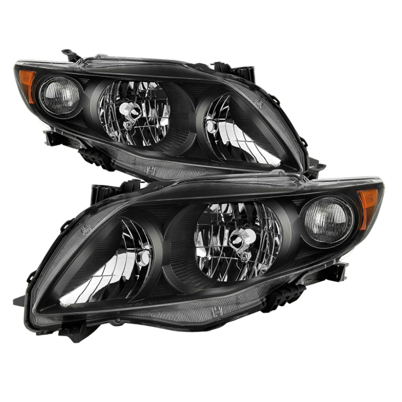 xTune Toyota Corolla 2009-2010 OEM Style Headlights - Black HD-JH-TCO09-AM-BK - Black Ops Auto Works
