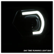 Load image into Gallery viewer, xTune Toyota Tacoma 12-15 Headlights - Light Bar DRL - Black PRO-JH-TTA12-LBDRL-BK - Black Ops Auto Works