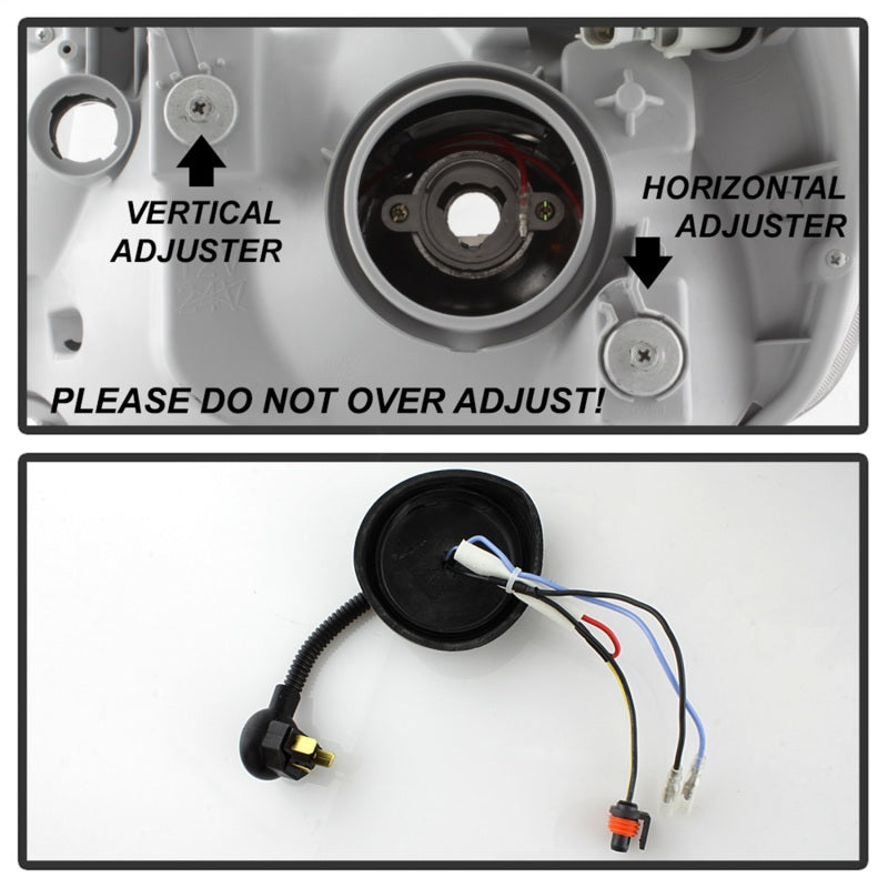 xTune Toyota Tacoma 12-15 Headlights - Light Bar DRL - Black PRO-JH-TTA12-LBDRL-BK - Black Ops Auto Works