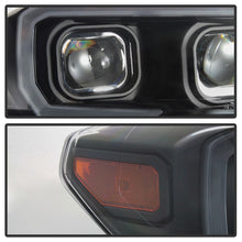 Load image into Gallery viewer, xTune Toyota Tacoma 16-18 DRL Light Bar Projector Headlights - Black PRO-JH-TTA16-LBDRL-BK - Black Ops Auto Works