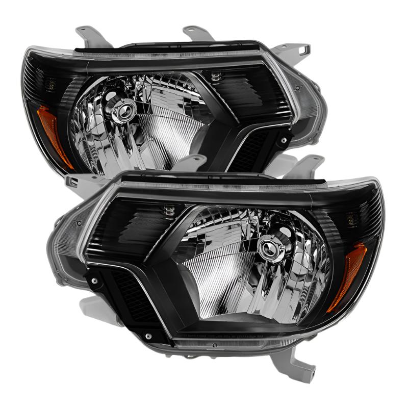 Xtune Toyota Tacoma 2012-2015 OEM Style Headlights Black HD-JH-TTA12-AM-BK - Black Ops Auto Works