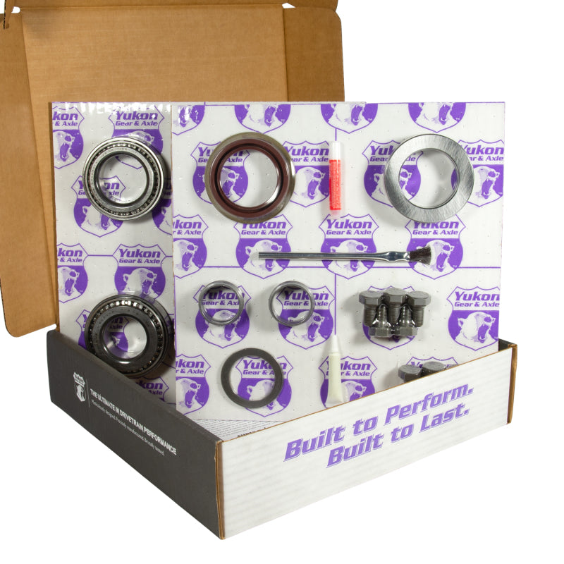 Yukon Gear & Axle Yukon 8.6in GM 4.56 Rear Ring & Pinion Install Kit 30 Spline Positraction Axle Bearings and Seals