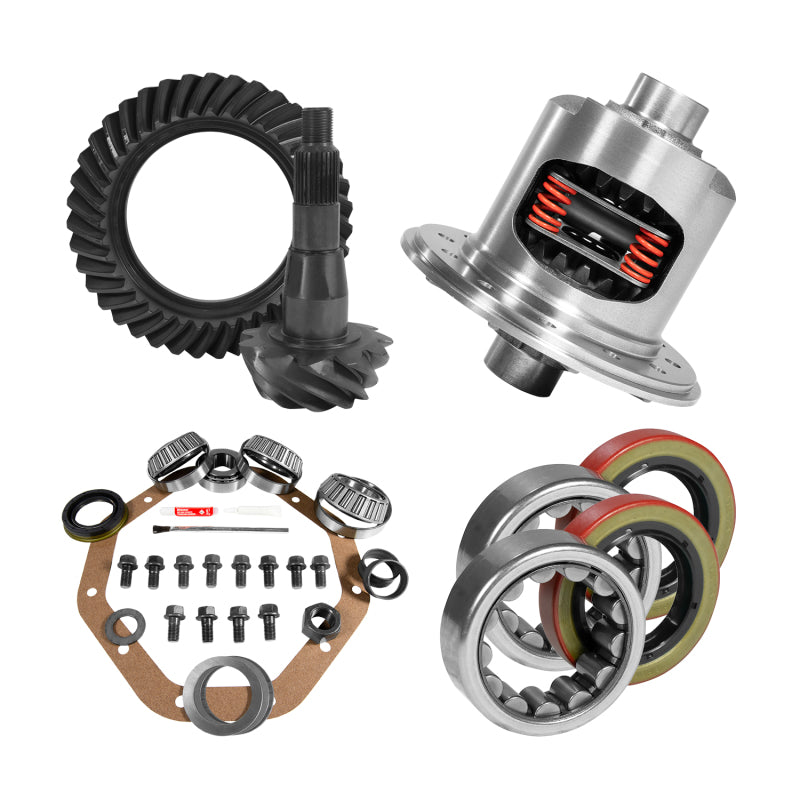 Yukon Gear & Axle Yukon Chrysler 9.25in Rear 3.55 Ring and Pinion Install Kit with 31 Spline Positraction