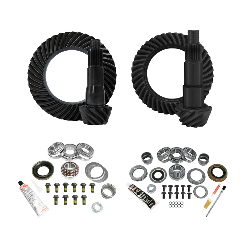 Yukon Complete Gear and Kit Pakage for JL Jeep Non-Rubicon w/ D35 Rear & D30 Front - 4:56 Gear Ratio - Black Ops Auto Works