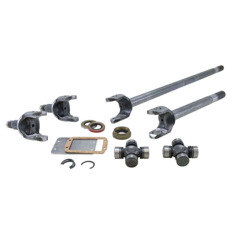 Yukon Gear Front 4340 Chrome-Moly Replacement Axle Kit For 77-91 GM / Dana 60 w/ 35 Splines - Black Ops Auto Works