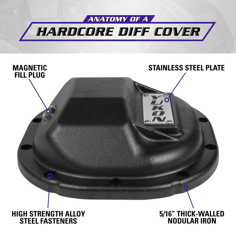 Yukon Gear Hardcore Diff Cover for 8.8in Ford Yukon Gear & Axle YUKYHCC-F8.8