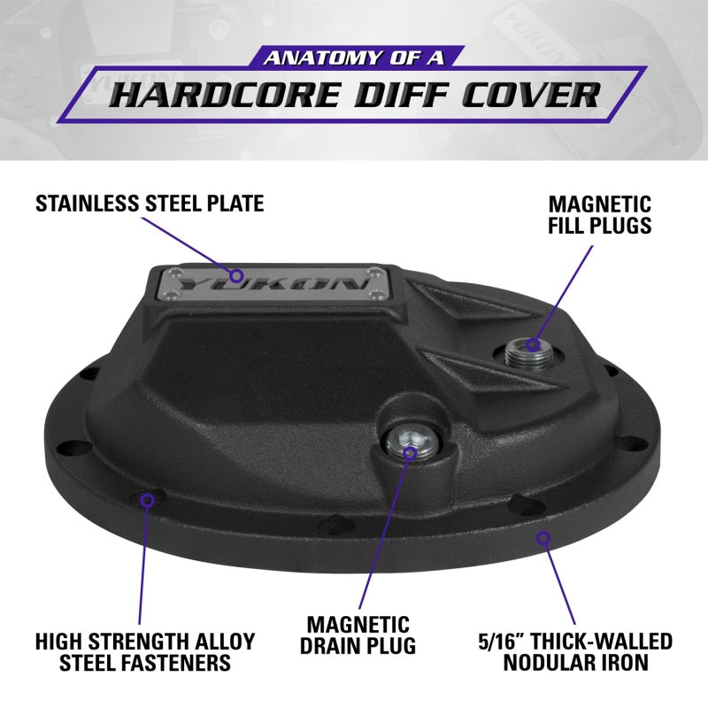 Yukon Gear Hardcore Diff Cover for AMC Model 35 Yukon Gear & Axle YUKYHCC-M35